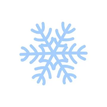 Christmas snowflake isolated illustration Stock Illustration