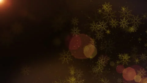 Christmas Snowflake Loop Background with Soft Winter Glow and Elegant Falling Stock Footage 323586794