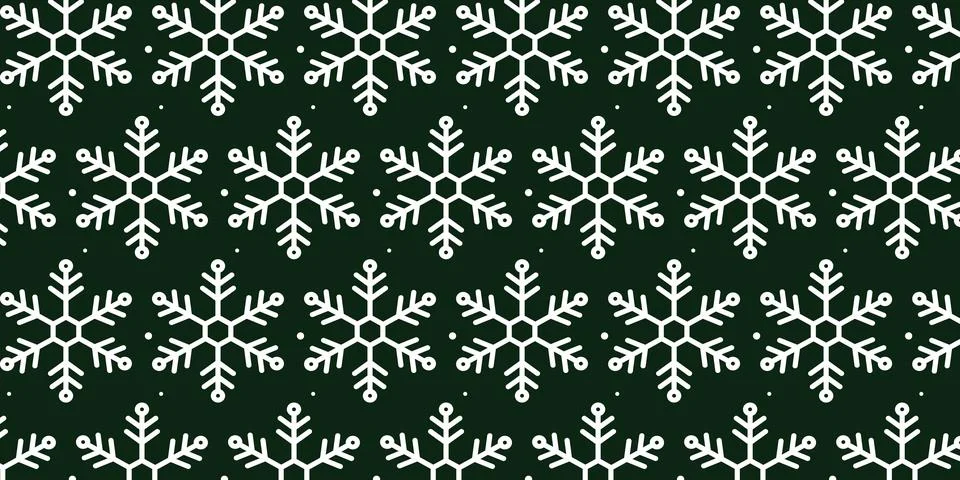 Christmas Snowflake patterns Backgrounds Illustrazione stock