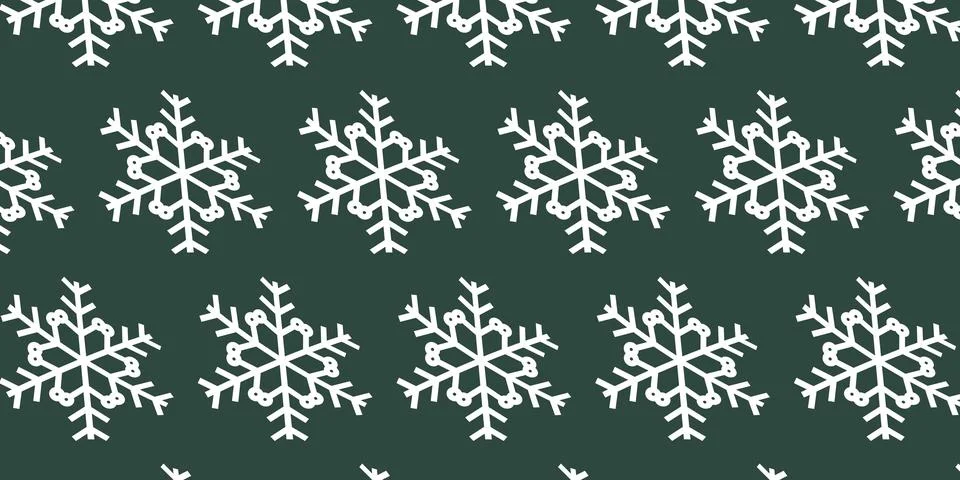 Christmas Snowflake patterns Backgrounds Stock Illustration