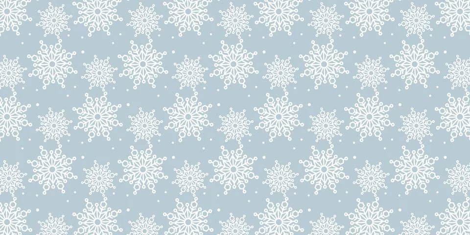 Christmas Snowflake patterns Backgrounds Stock Illustration