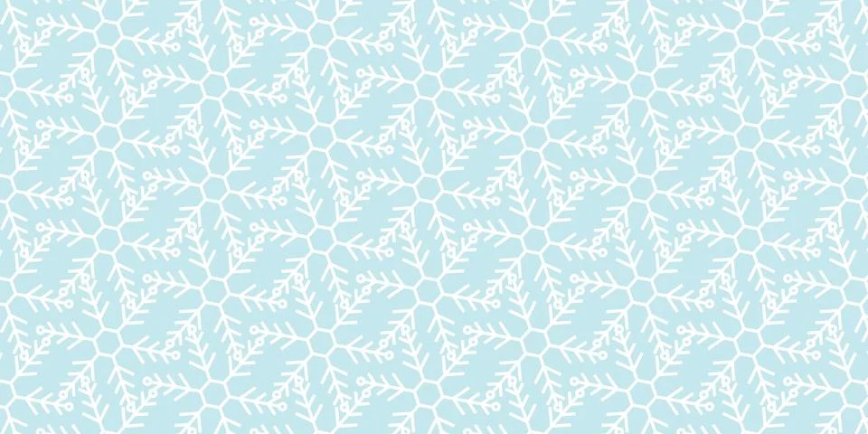 Christmas Snowflake patterns Backgrounds Stock Illustration