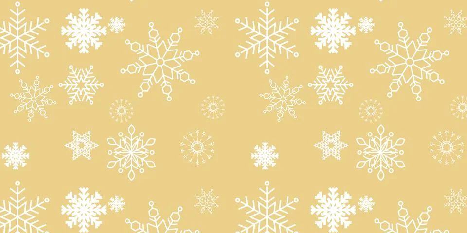 Christmas Snowflake patterns Backgrounds Illustrazione stock