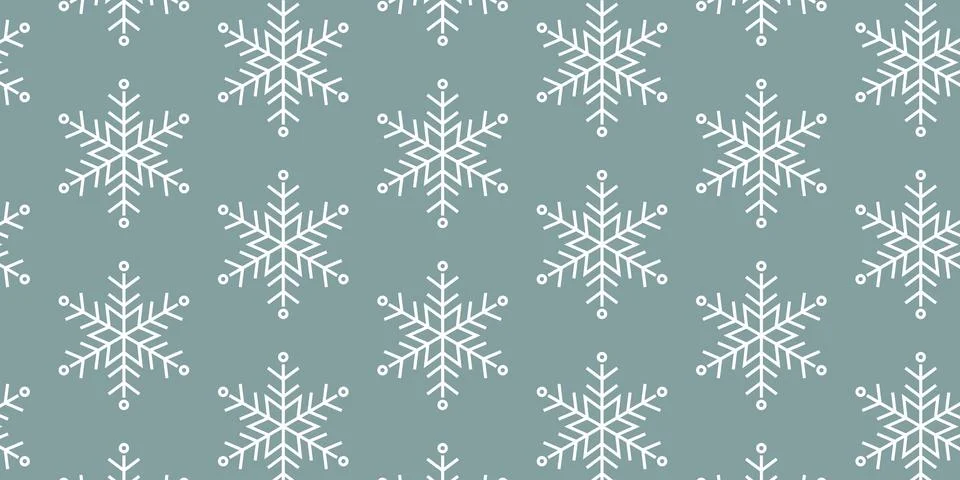 Christmas Snowflake patterns Backgrounds Stock Illustration