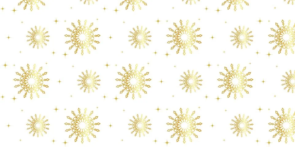 Christmas Snowflake patterns Backgrounds Stock Illustration