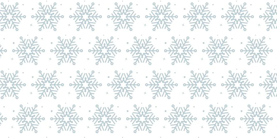 Christmas Snowflake patterns Backgrounds Stock Illustration