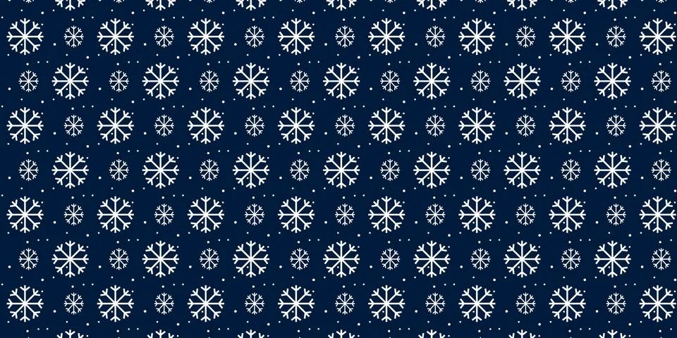 Christmas Snowflake patterns Backgrounds Illustrazione stock
