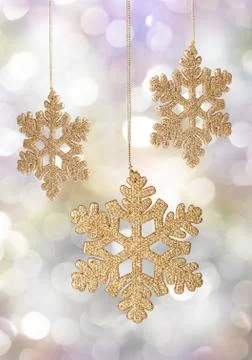 Christmas snowflake Stock Photos