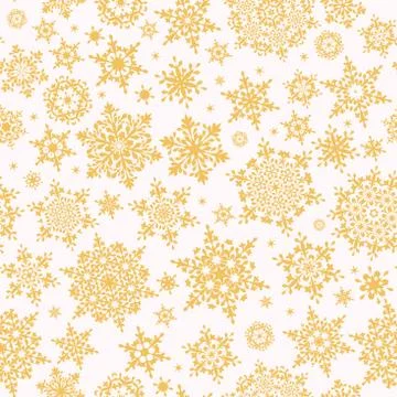 Christmas snowflake seamless pattern. EPS 10 Stock Illustration