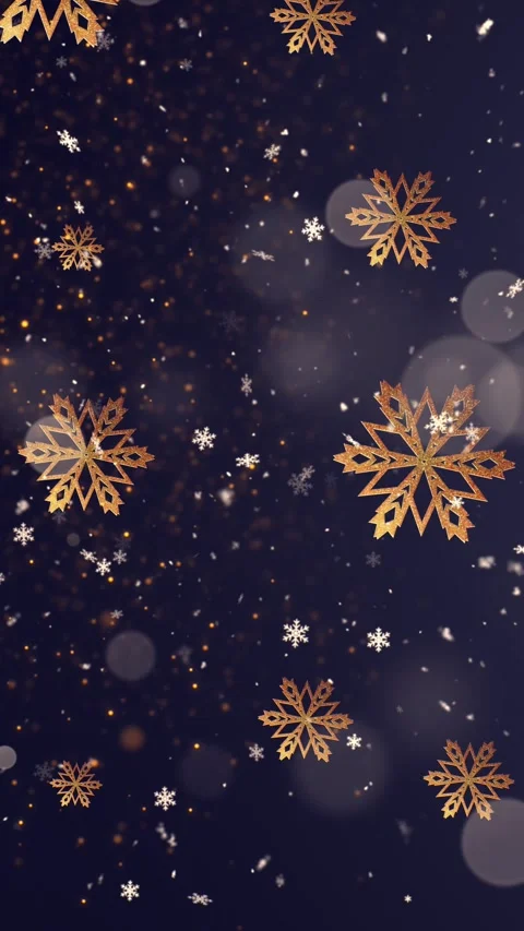 Christmas Snowflakes Background 2 Stock Footage 283964711