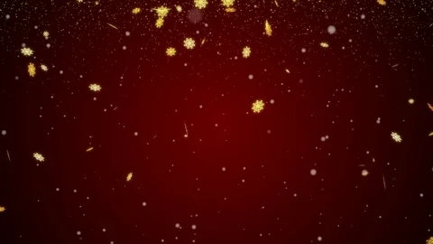 Christmas snowflakes background  - falling snow and particles. Stock Footage 98295448