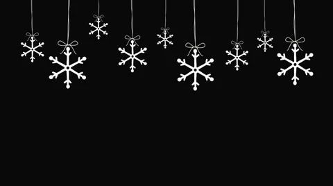 Christmas Snowflakes Background Stock Footage 68893511