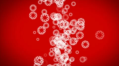 Christmas Snowflakes Background Stock-Footage 87783306