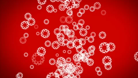 Christmas Snowflakes Background 動画素材 87784408