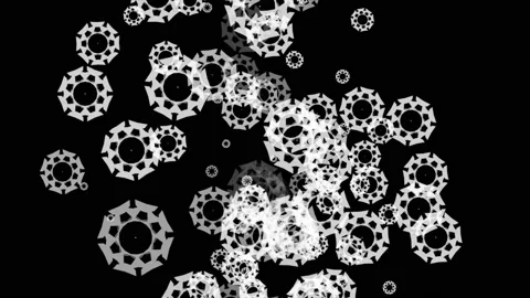 Christmas Snowflakes Background 動画素材 87805028