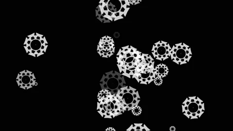 Christmas Snowflakes Background Stock Footage 87805118
