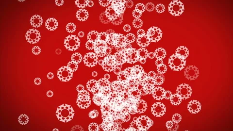 Christmas Snowflakes Background 動画素材 87807431
