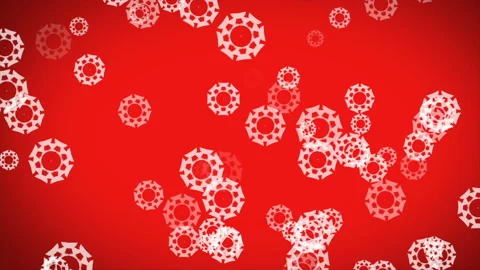 Christmas Snowflakes Background 動画素材 87844179