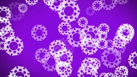 Christmas Snowflakes Background 動画素材 87844387