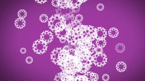 Christmas Snowflakes Background Stock Footage 87845274
