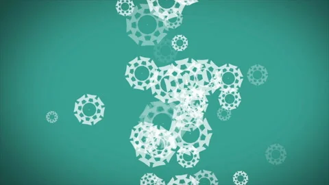 Christmas Snowflakes Background Stock Footage 87845321