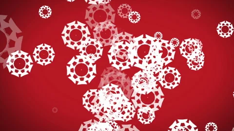 Christmas Snowflakes Background Stock Footage 87845449