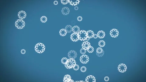 Christmas Snowflakes Background Stock-Footage 87845628