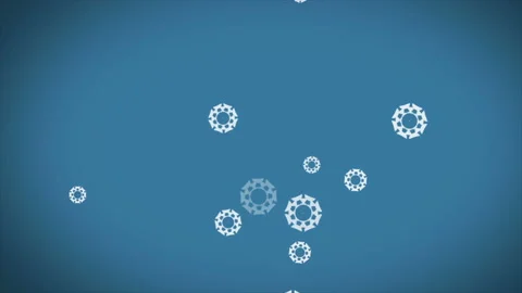 Christmas Snowflakes Background Stock Footage 87846258