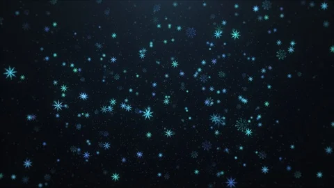 Christmas Snowflakes Background Stock Footage 98085758