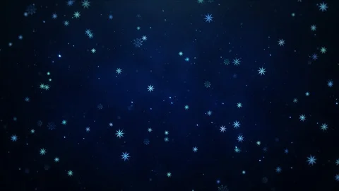 Christmas Snowflakes Background Stock Footage 98096199