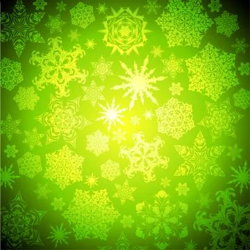 Christmas snowflakes background Stock Illustration