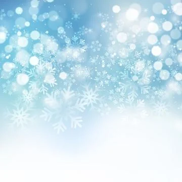 Christmas snowflakes background Stock Illustration