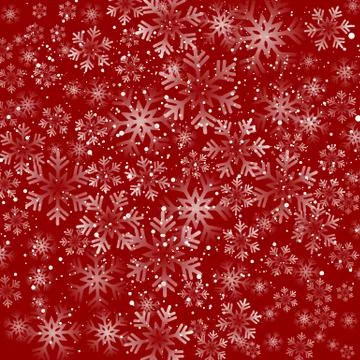 Christmas snowflakes background Stock Illustration