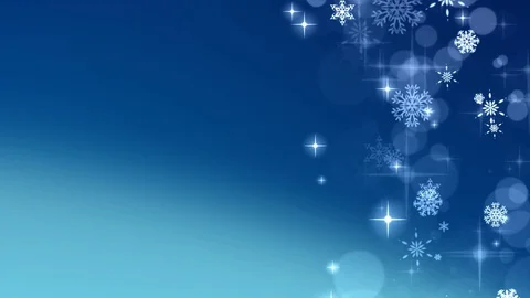 Christmas Snowflakes Falling Stock Footage 76470209