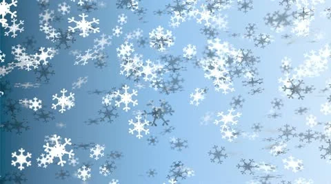 Christmas Snowflakes Stock Footage 12823390