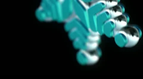 Christmas snowflakes Stock Footage 13909096