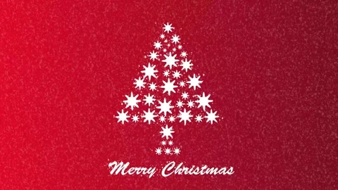 Christmas with snowflakes Stock Footage 295861985