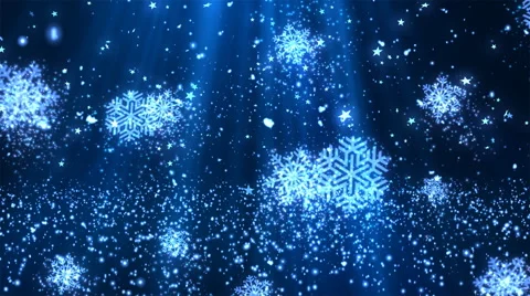 Christmas SnowFlakes Glitters 2– Loopable Background Stock Footage 52511813