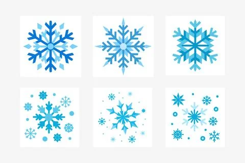 Christmas Snowflakes Stock Illustration