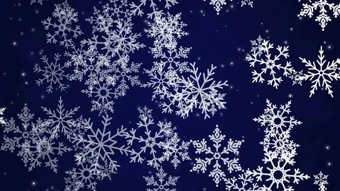 Christmas snowflakes (Loop) Stock Footage 83650021