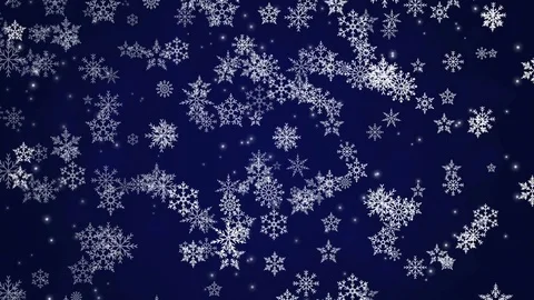 Christmas snowflakes (Loop) Stock Footage 83650621