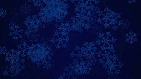 Christmas snowflakes (Loop) Stock Footage 83651857