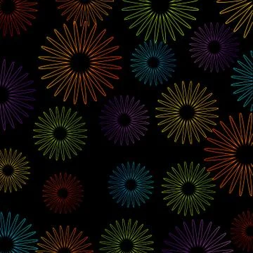 Christmas snowflakes pattern background Stock Illustration