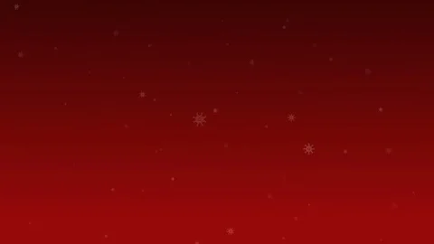 Christmas Snowflakes. Red Background. Stock Footage 81937400