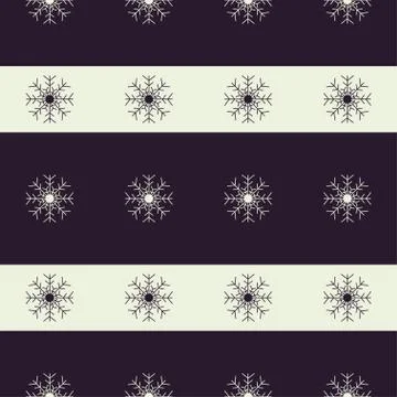 Christmas snowflakes seamless background Stock Illustration