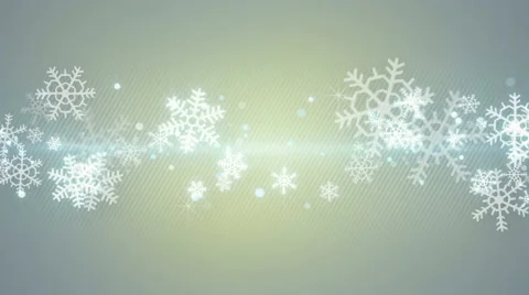 Christmas snowflakes seamless loop abstract background 4k (4096x2304) Stock Footage 55256230