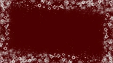 Christmas snowflakes window frame background, Stock Footage 119153573