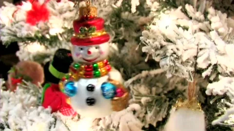 The Christmas Snowman Stock Footage 291072