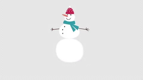 Christmas Snowman Stock Footage 256926049
