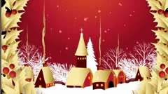 Christmas Snowy Scene After Effects Template Stock After Effects